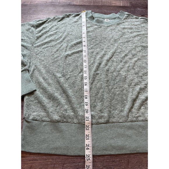 Old Navy Womens 2X Pullover Sweater 3/4 Sleeve Mint Green N8 - Picture 7 of 8